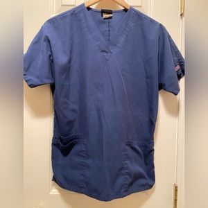 Cherokee navy tunic scrub top 3 pockets. Size XS